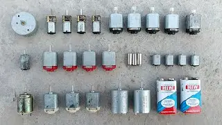 My DC Motor Collections I Have Biggest Different Types OF Motors