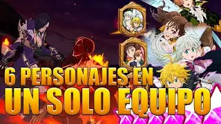 Todas las Razas de 7ds en Un solo Equipo! Escanor y Merlin Pvp / The Seven Deadly Sins: Grand Cross
