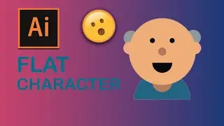 Adobe illustrator : Making Flat Character with only 8 Circles (2020)