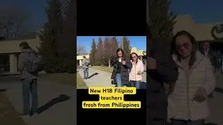 Newly Hired Filipino Teachers #teacher #h1bvisa #ofwlife