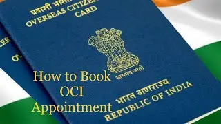 Book oci appointment in uk step by step।   OCI appoinment