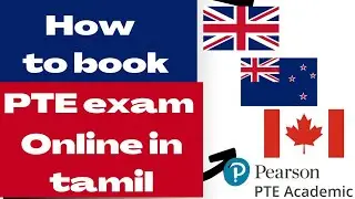 how to book PTE exam online in tamil| PTE exam booking|MY PTE