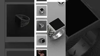 website: www.vitrajewellery.com #morganitering #sterlingring