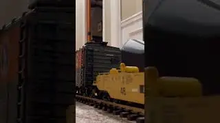 G scale GN sd45 eastbound through my house! #train #railfan #trending #gscale @amtrak
