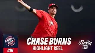 Reds RHP Chase Burns 2025 Minor League Baseball Highlights | Bally Sports Live