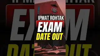 IPMAT Rohtak 2025 Exam Date is Out #shorts