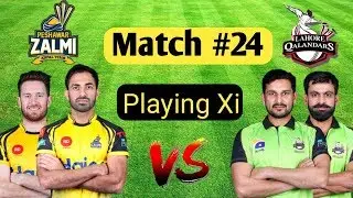 PSL 2020 Match 24 l Peshawar Zalmi Vs Lahore Qlandars Playing Xi _ Talib Sports