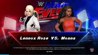 Lennox Rose vs. Moana ★ [WWE2K23]