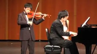 14-year-old Kenny Wong plays Habanera Op. 21 No. 2 by Sarasate at Rice University