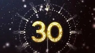 30 second NEW YEAR COUNTDOWN CLOCK 2023 *VOICE & SFX*