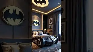 Batman Themed Kids Bedroom | #shorts #trending #youtube #ytshorts #trendingshorts