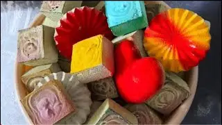 Bucket Full of Gym Chalk || Compilation || Satisfying || Powdery || @fjh-asmr777 