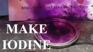 Make Iodine from Sulfuric acid and Alkali Metal Iodide