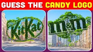 Угадай логотип | Угадай спрятанный логотип Candy от Illusions | Викторина по логотипам