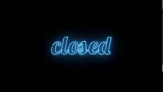 CLOSED NEON EFFECT