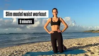 Abs Workout on the Beach | Caribbean Salsa Cumbia | Model Workout