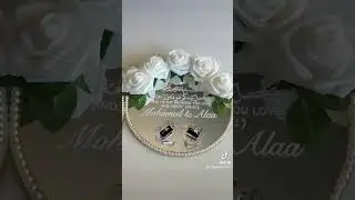 Customized mirror tray for engagement