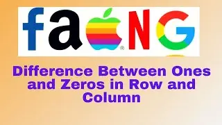 Leetcode 2482 Difference Between One's and Zeros in Row and Column  | Python Solution  |  #2484