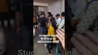 Automobile Training by MERCEDES BENZ #shorts #mercedes #xuv700 #babaautomobile #automobiletraining