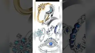 Sun and moon rings: celestial jewelry collection#rings #sunmoon #jewelry #fashion
