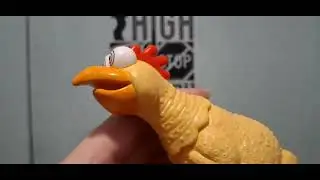Barnyard Babblers Easter Chicken candy toy.