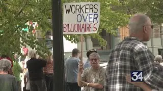 Workers over billionaires protest