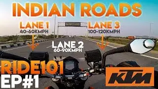 How to Ride on Indian Highways // SandyVLogs  (Road 101 Episode 1)