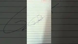 Art of signature (T) letter sign