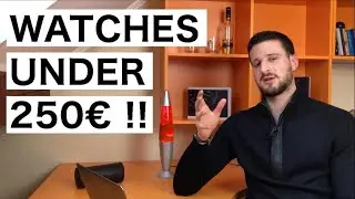 Good watches under 250&euro; you can find on Amazon!