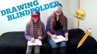 DRAWING BLINDFOLDED || Talia Lea