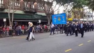 1 Royal Australian Regiment in the 2016 Brisbane Anzac Day Parade