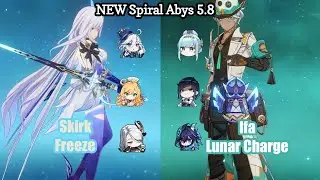 C0 Skirk & C2 Ifa | NEW Spiral abyss 5.8 | Genshin Impact