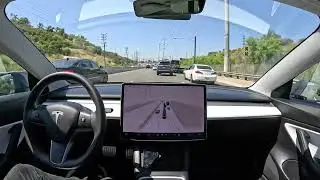 Tesla Full Self-Driving Beta Drives One Hour From Torrance to West Hollywood with Zero Human Input