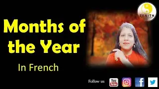 Learn French - Month of the Year in French | Months in French | Months Name in French