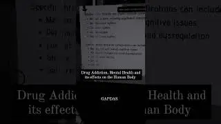 How does Drug Addiction change personality?  #shorts #viral #shortvideo