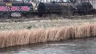 CSX M360 clears New Palestine with 3194 again Trailing 