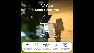 WYZE Solar Cam Pan AI Security Cameras Wireless Outdoor