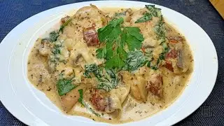 #pechugas #de #pollo #a #la #toscana #espectacular 😋😋😋