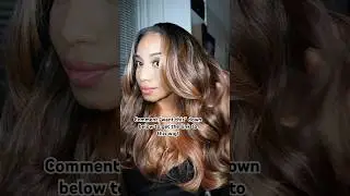 ✨ install of Kamala wig in Color: FF GOLDBRN you can find this on Amazon!#syntheticwig #shakengo