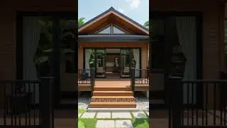 Rumah kayu modern minimalis #rumahkayu #rumahminimalis #rumahidaman #rumah #home #tinyhouse #short