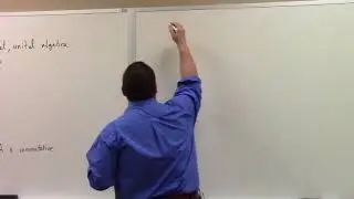 A-Calculus: real associative algebra and representation theory, 1-23-18, part 1