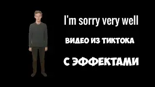 I'm sorry very well... (С эффектами)
