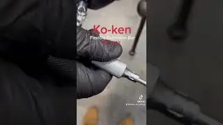 Flexible Extension Bar from Ko-ken, for pre-tightening those hard to reach spots!