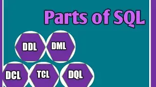 SQL Tutorial Part - 2 : Parts of SQL