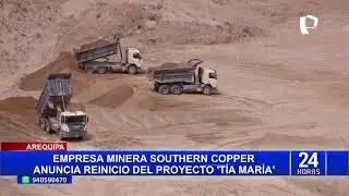 Tía María: anuncian que el 01 de julio reiniciará actividades proyecto minero ubicado en Arequipa