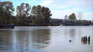 Log boom, patrol boat, October 7, 2024