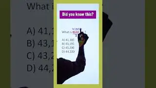 Multiply Any Number By 5 Math Hack | Math Trick #math #maths #learn