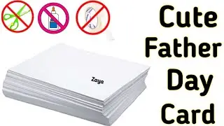 How To Make a Father's Day Greeting Card / Origami Paper Craft / Paper Gifts Ideas