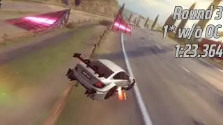 Asphalt Legends. Mercedes-Benz C63 AMG DTM Grand Prix: Round 3 - 1:23.364 1* w/o OC 