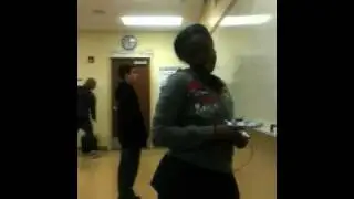 Eriel whipping her hair